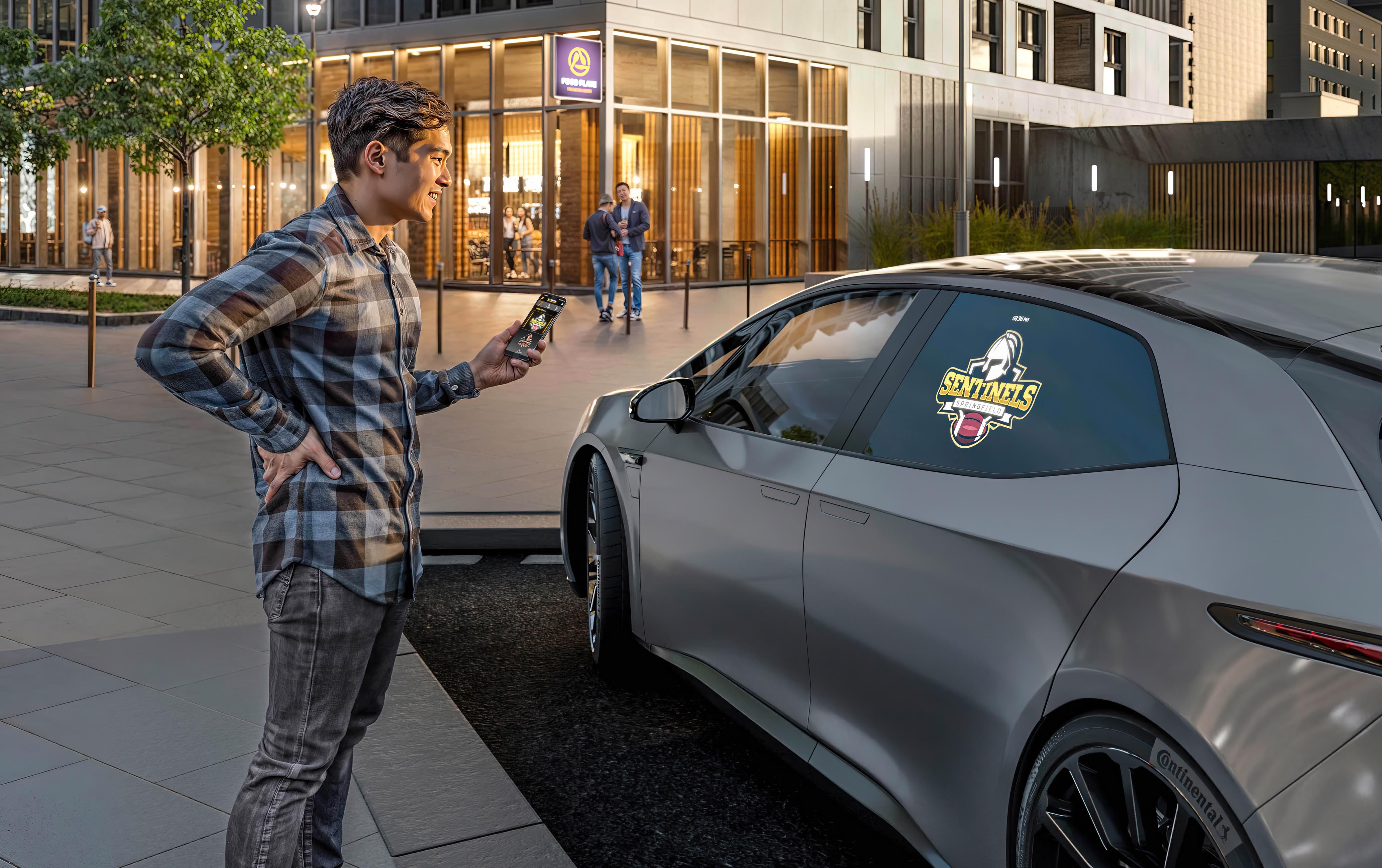 Window Projection Impressively Displays Content on the Vehicle’s Side ...