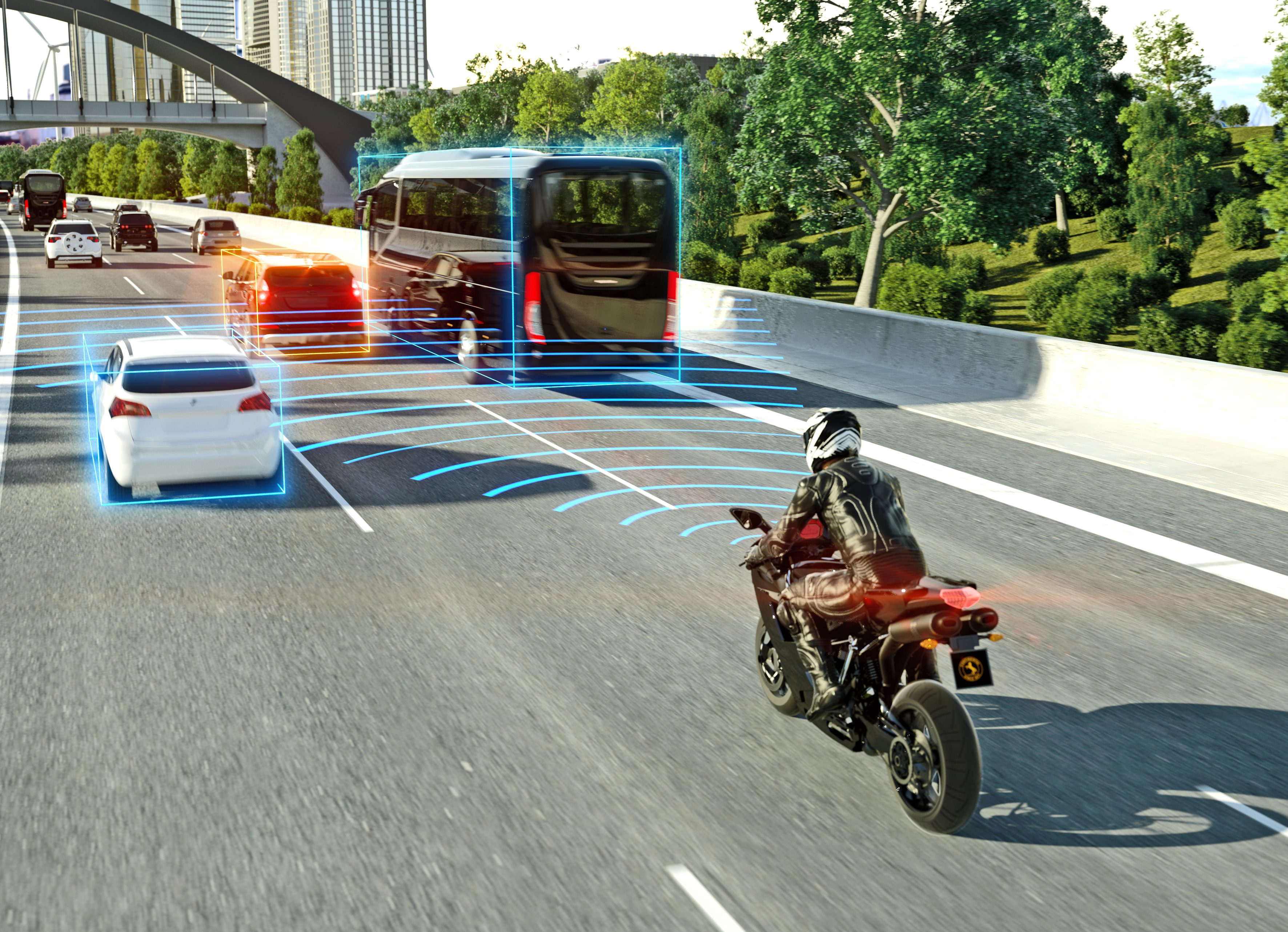 New Radar Sensor from Continental Facilitates Powerful Motorcycle ...