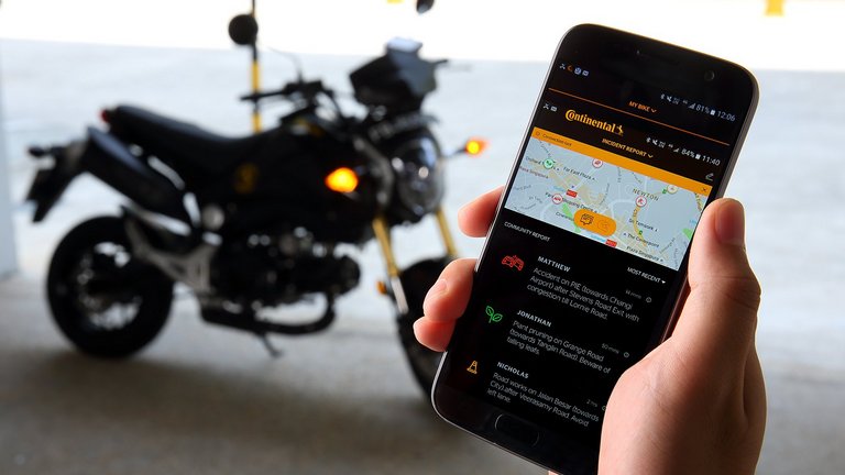 eHorizon system for two-wheelers