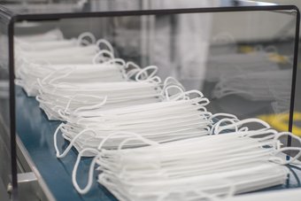 Maskenproduktion bei Continental