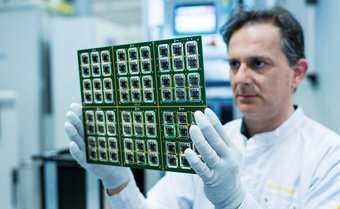 Printed circuit boards for Surround View cameras at Continental plant