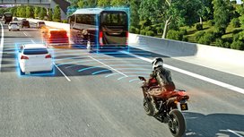 New Radar Sensor from Continental Enables Powerful Motorcycle Emergency Brake Assist