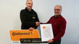 Vergölst Siegen zum Continental Service-Partner zertifiziert