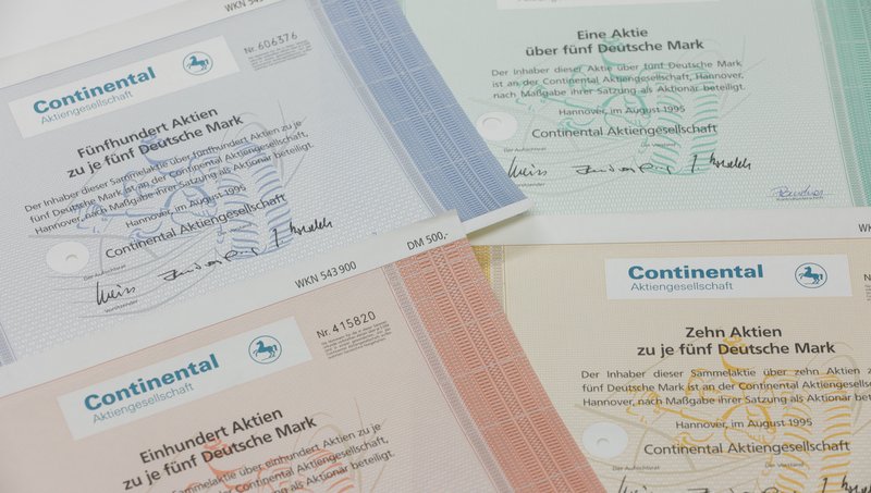 Shares of Continental AG