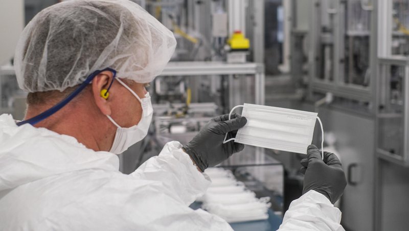 Mask production at Continental