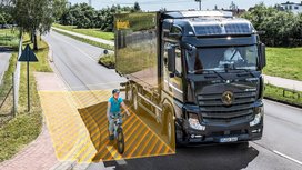 Abbiegeassistent für alle Lkw – Continental schafft mehr Sicherheit für Fußgänger und Radfahrer