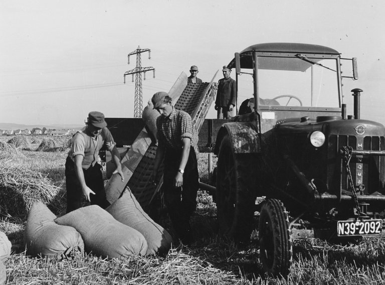 Steilförderband in der Landwirtschaft, 05/1956