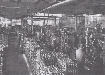 Work at a Teves factory in 1940/41 (probably in Frankfurt)