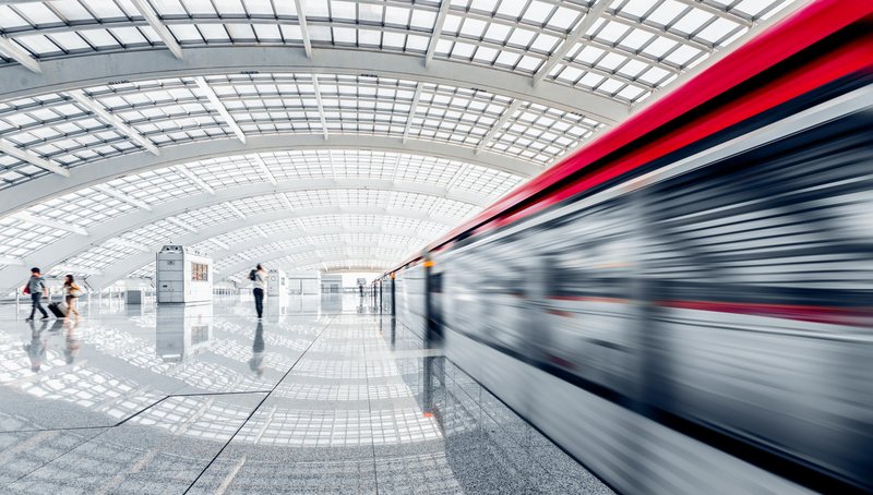 Shanghai Metro Station