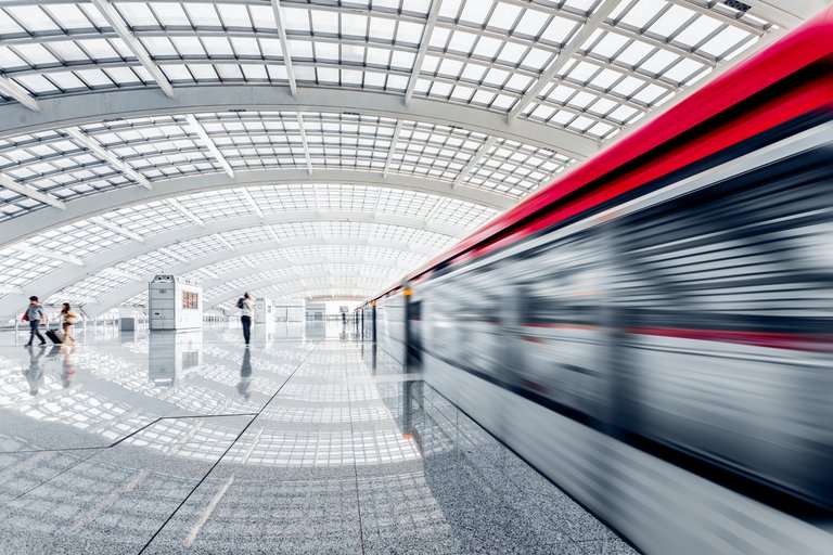 Shanghai Metro Station