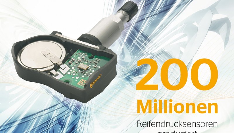 200 million tire pressure sensors