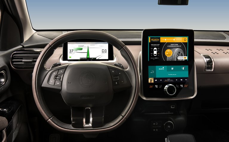 Together with BestDrive, Continental is demonstrating a connected tire maintenance service.