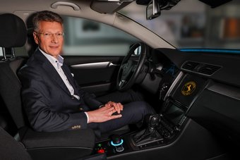 Dr. Elmar Degenhart (CEO) in a “Cruising Chauffeur Protoype”