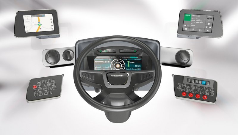 Modularer Fahrerarbeitsplatz