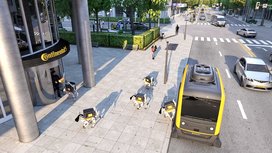 A Continental jövőképe: a jövőbe mutató mobilitás összekapcsolja az önvezető járműveket és a szállítórobotokat