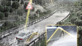 Neue Assistenzkonzepte von Continental erkennen frühzeitig Aquaplaning-Risiko
