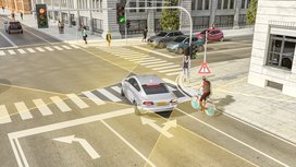 Safe Turning: Right-Turn Assist System for Passenger Cars from Continental Protects Cyclists and Pedestrians