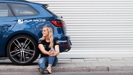 Swedish racing driver Mikaela Åhlin-Kottulinsky is test driver for Continental’s Extreme E tires