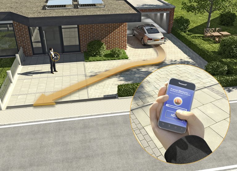 Parken auf Knopfdruck.