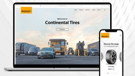 Neuer Internetauftritt des Reifenbereichs von Continental