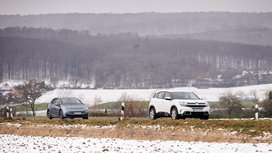 Before driving in the snow: Check tires!