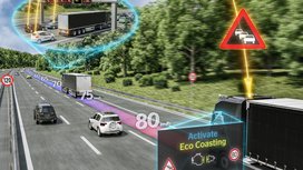 Save diesel with real-time data: The dynamic eHorizon lets trucks see into the future