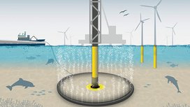 Offshore-Windkraft: Continental entwickelt Schallschutz für Meeresbewohner