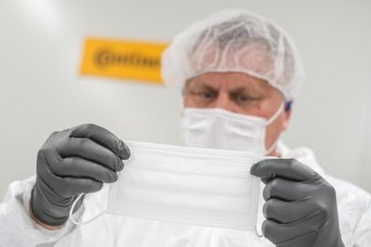 Mask production at Continental