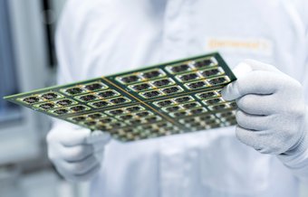 Printed circuit boards for Surround View cameras at Continental plant