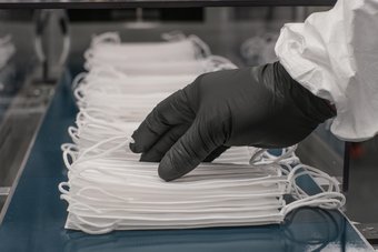 Maskenproduktion bei Continental